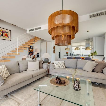 Unique 3-Bdrm Townhouse, Stunning View, Pool & Bbq Apartment Estepona Exterior photo